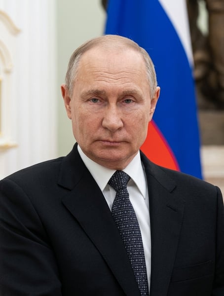 Russian President Vladimir Putin in an official Kremlin photograph