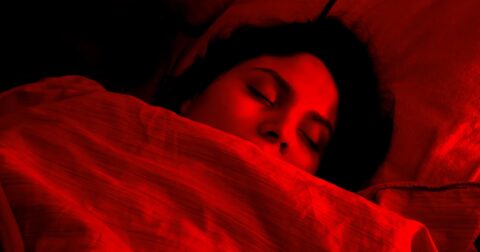 Image accompanying NBC Select’s report on red light and sleep