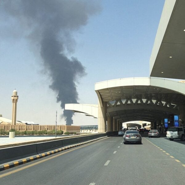 Riyadh King Khalid International Airport attack Houthis 12 killed October 2026