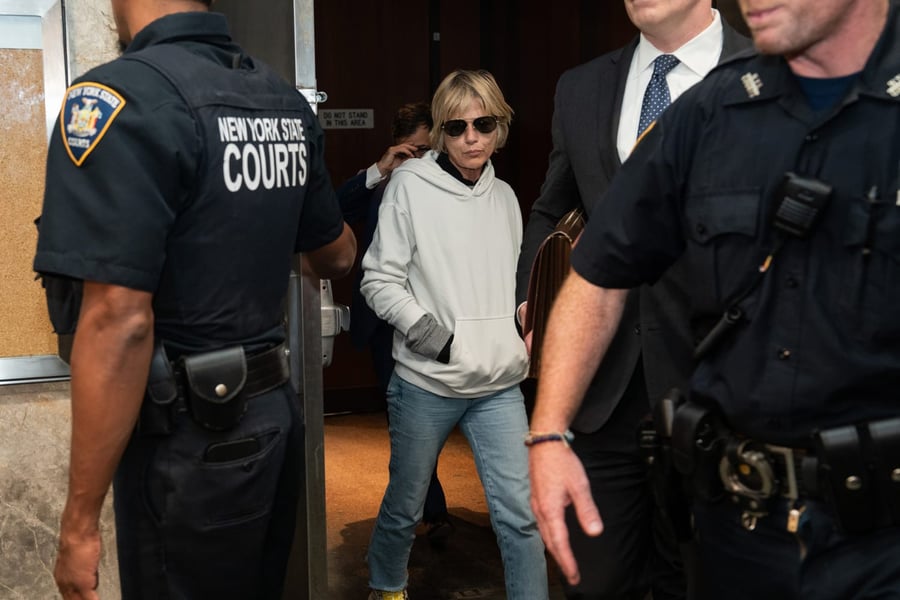 Selma Blair in the photograph accompanying NBC News' report on her representative's statement about the plane incident.