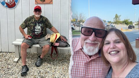 Todd Engel and his wife Shelley, who says Ozempic left him legally blind