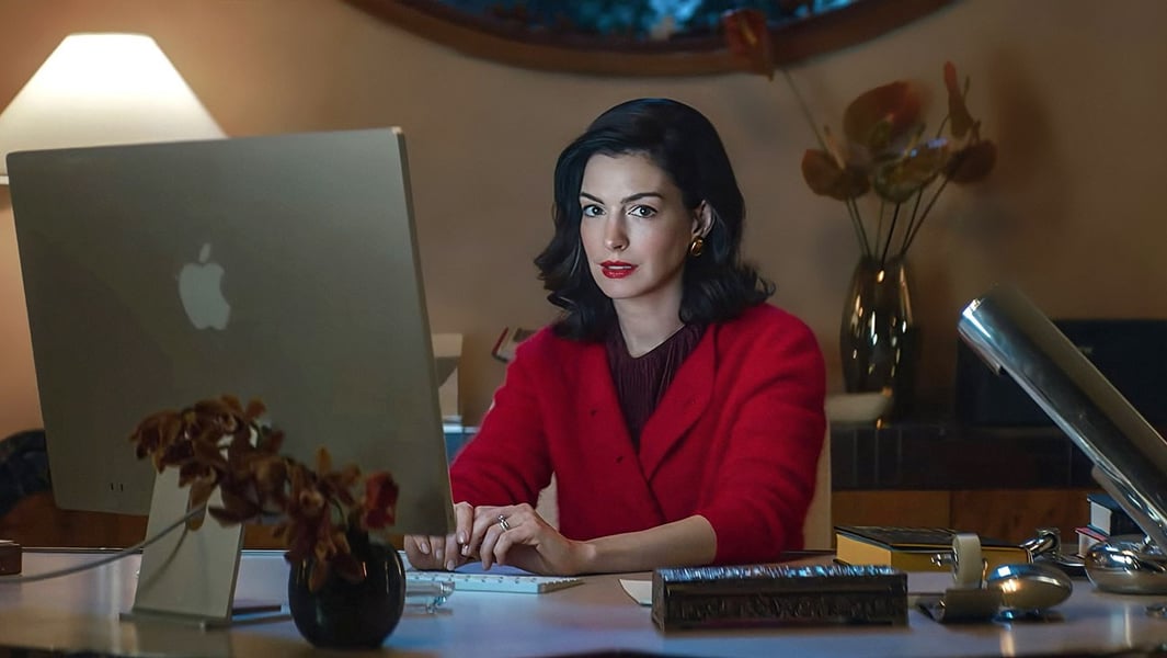 Still from the thriller Verity starring Anne Hathaway