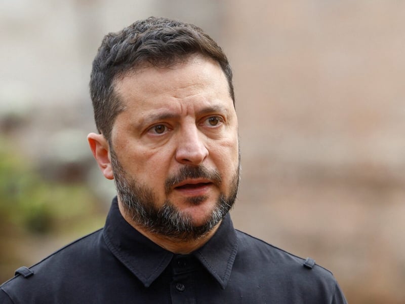Ukrainian President Volodymyr Zelenskyy in a file photograph