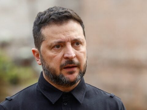 Ukrainian President Volodymyr Zelenskyy in a file photograph